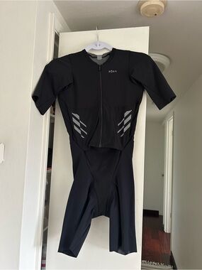 RŌKA Women’s Black One-Piece Triauit with Front Zip